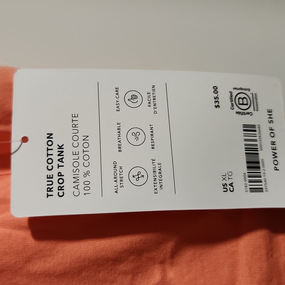 Athleta True Cotton Cropped Tank - Picture 5 of 6